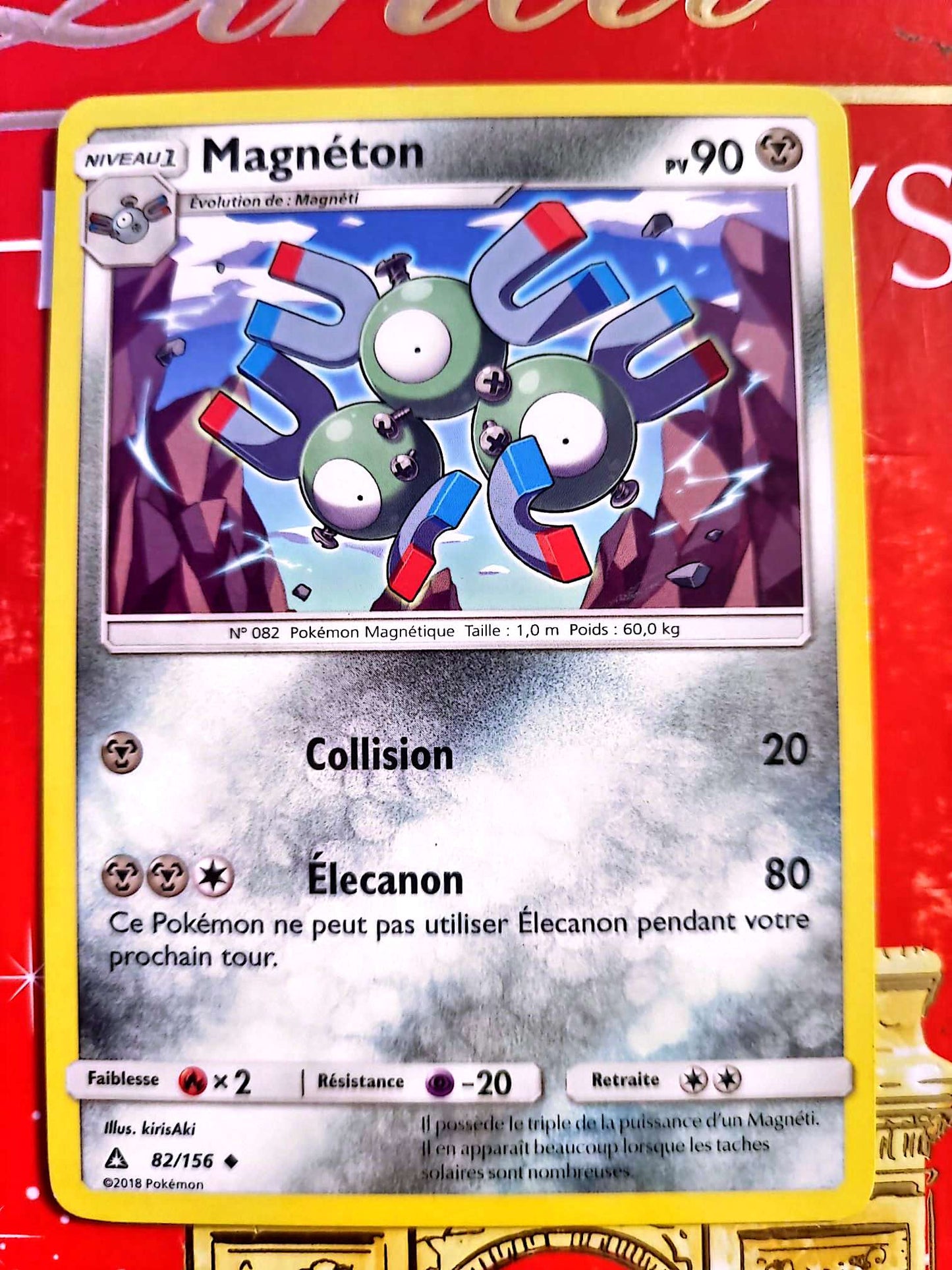 Carte Pokémon Magnéton 82/156 – XY – Carte Officielle Française carte pokemon