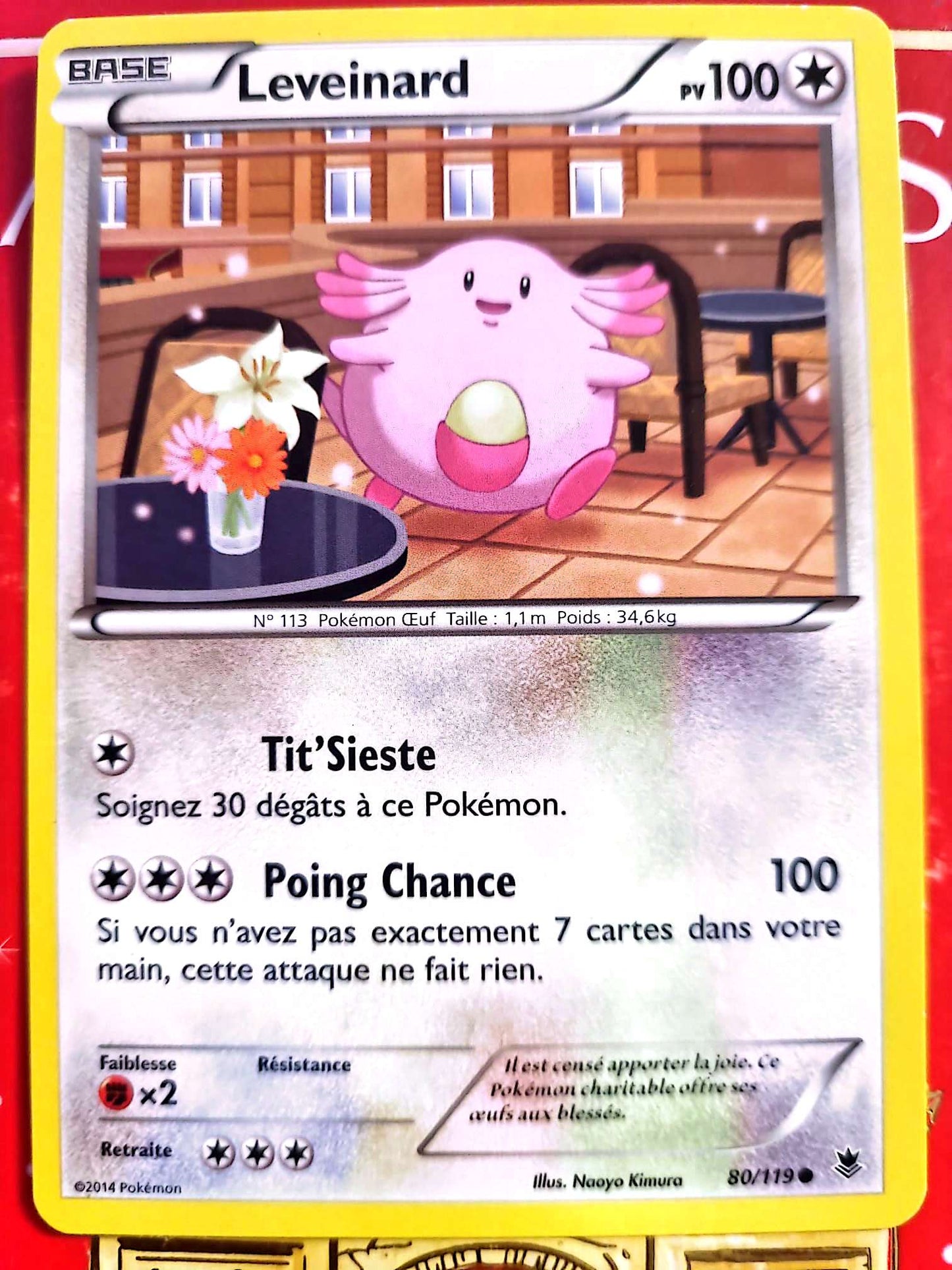 Carte Pokémon Leveinard 80/119 – XY – Carte Officielle carte pokemon