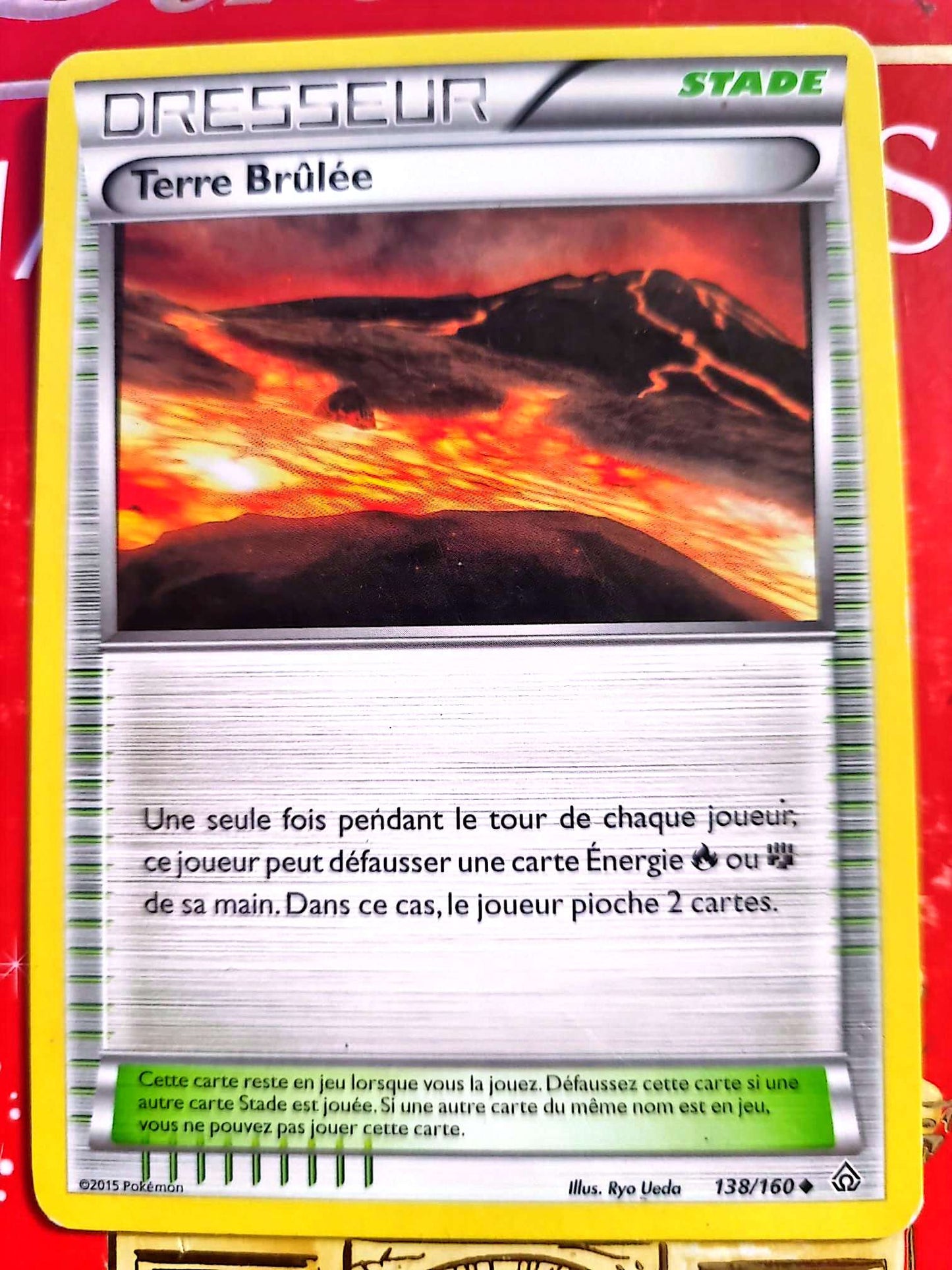 Carte Stade Pokémon Terre Brûlée 138/160 – XY – Carte Officielle Française carte pokemon