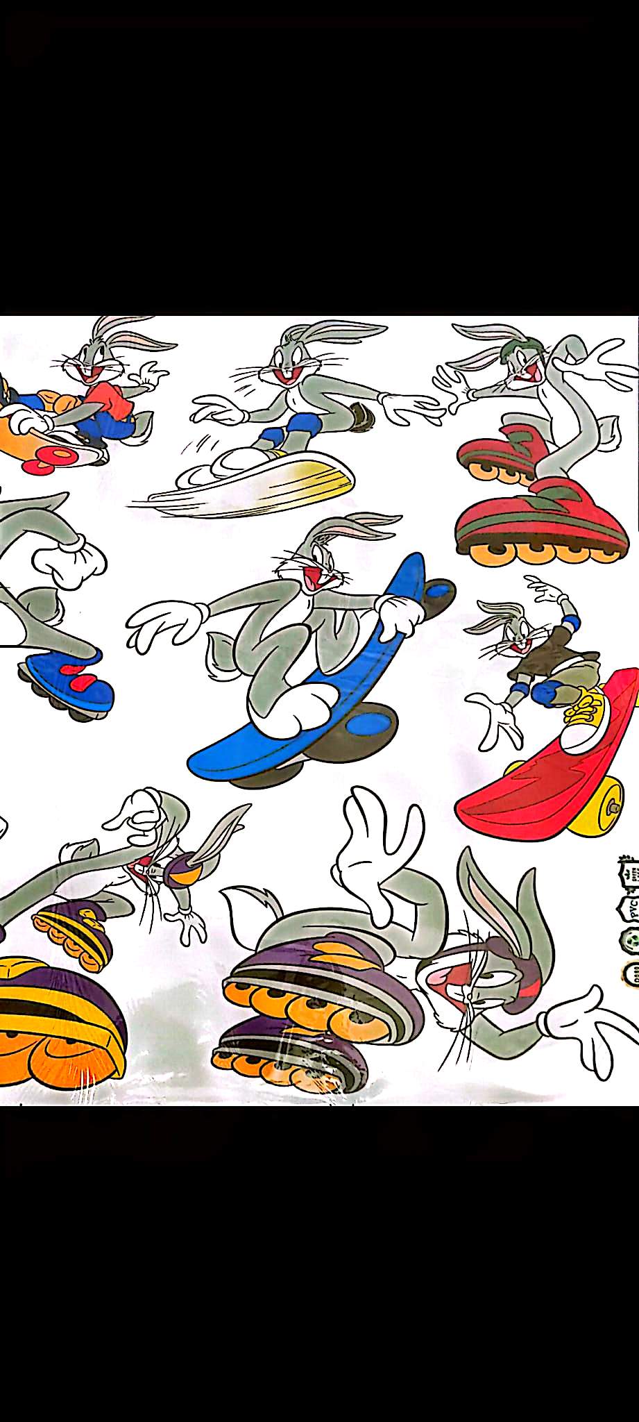 Stickers Muraux Cartoon Animaux – Lot d’Autocollants Décoratifs – Décoration Murale – Planche 90 x 60 cm