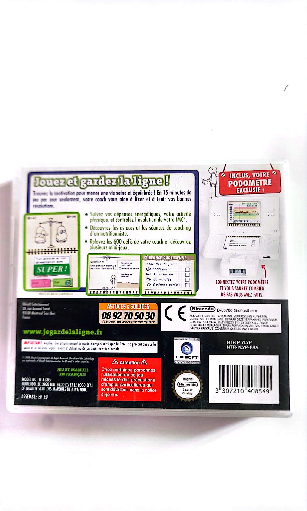 Mon Coach Personnel Je Garde la Ligne Nintendo DS Jeu Complet Version Française Ubisoft