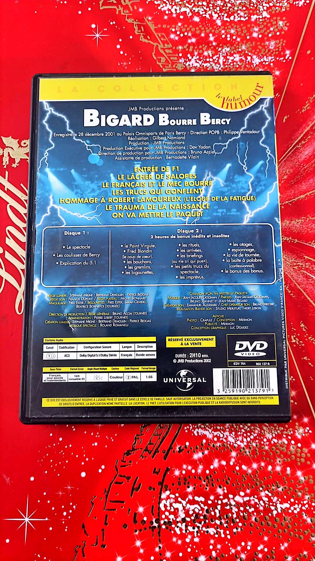 DVD : Bigard bourré Bercy le spectacle événement à Bercy