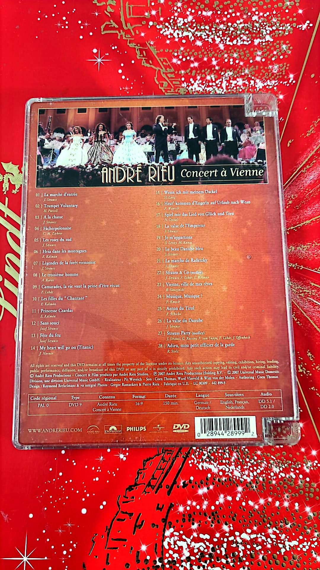 DVD : André Rieu concert à Vienne