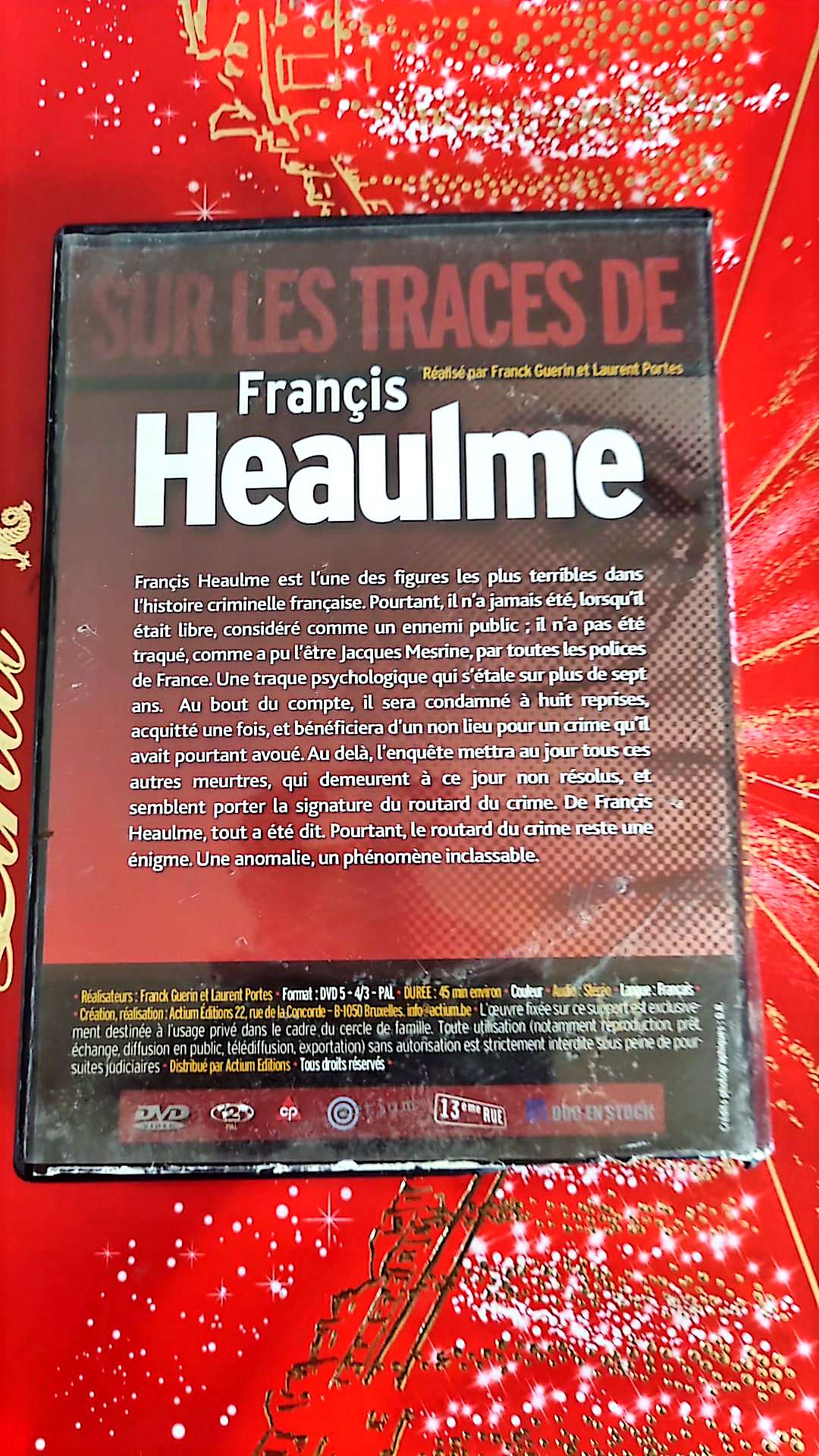 Dvd Sur Les Traces De Françis Heaulme