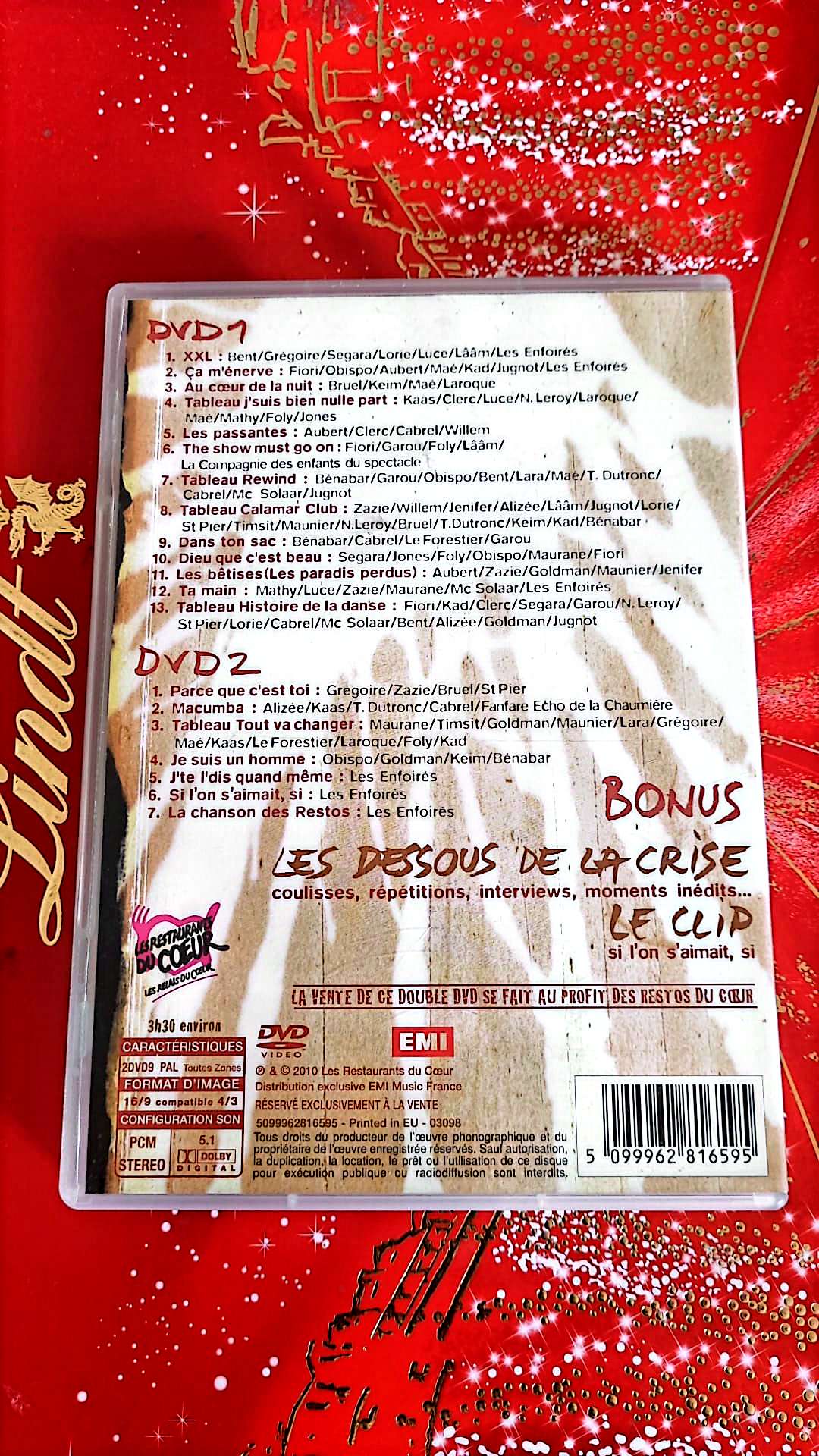 Dvd 2010 Les Enfoirés...La Crise De Nerfs