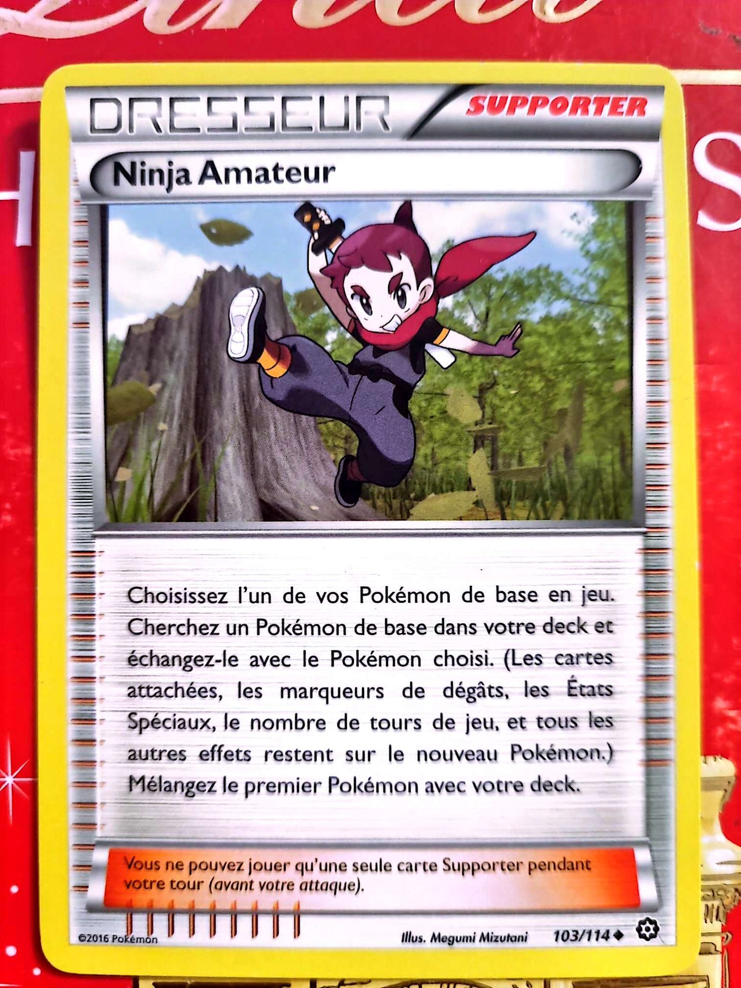 Carte Dresseur Pokémon Ninja Amateur 103/114 – XY Offensive Vapeur carte pokemon
