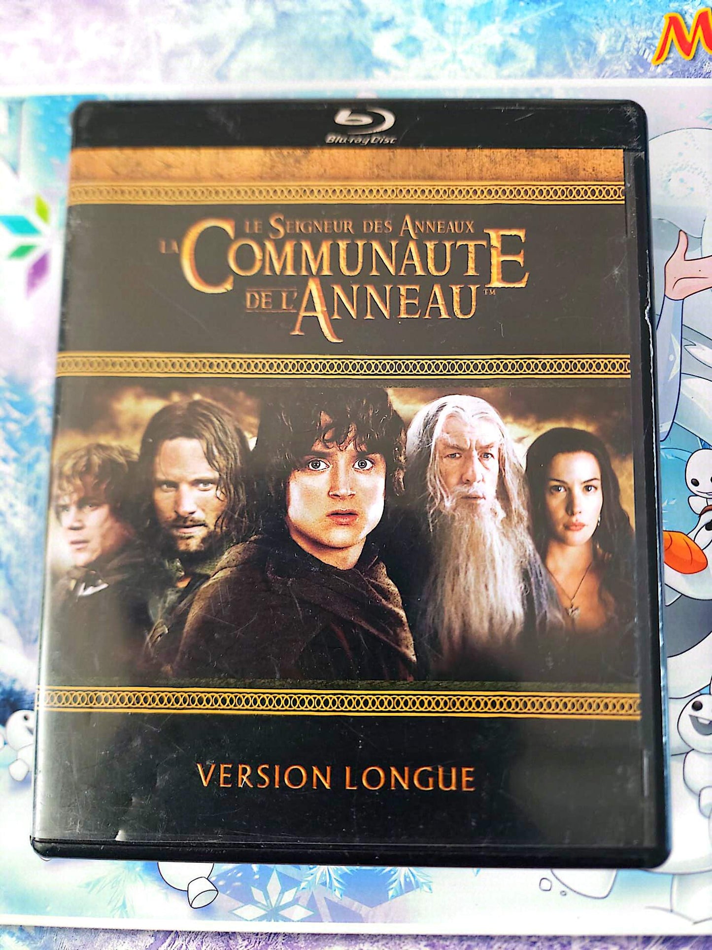 Blu-ray Le Seigneur des Anneaux La Communauté de l’Anneau Version Longue Coffret Incomplet DVD Bonus Inclus Film Fantastique HD