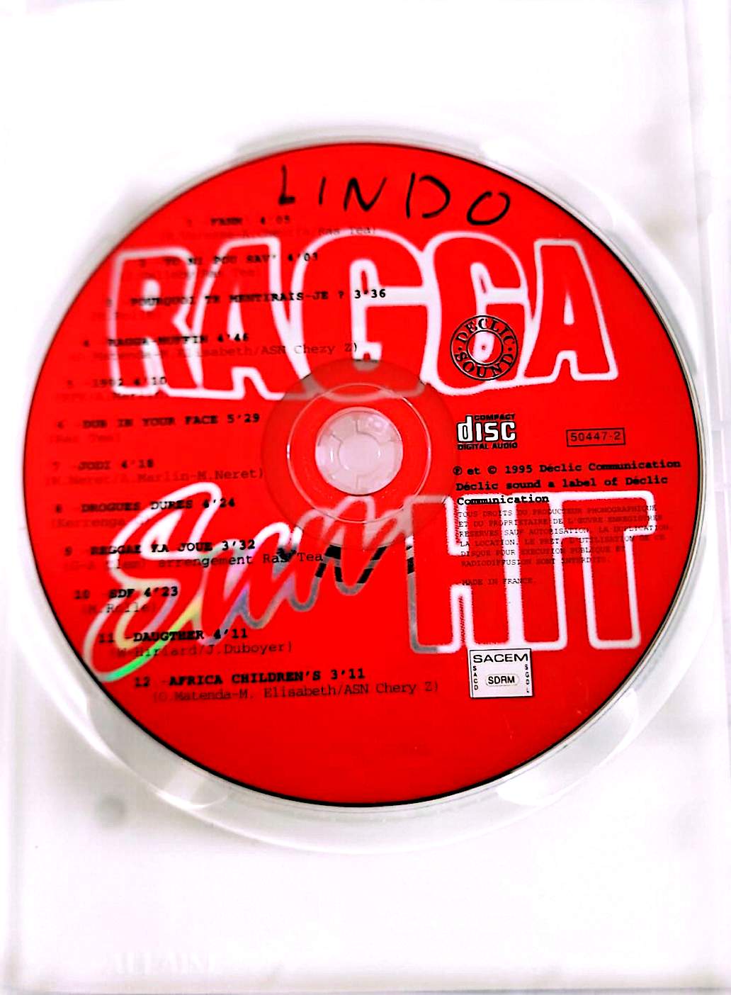Ragga Choc Vol. III CD Audio Ragga Dancehall Compilation CD Seul Sans Boîtier