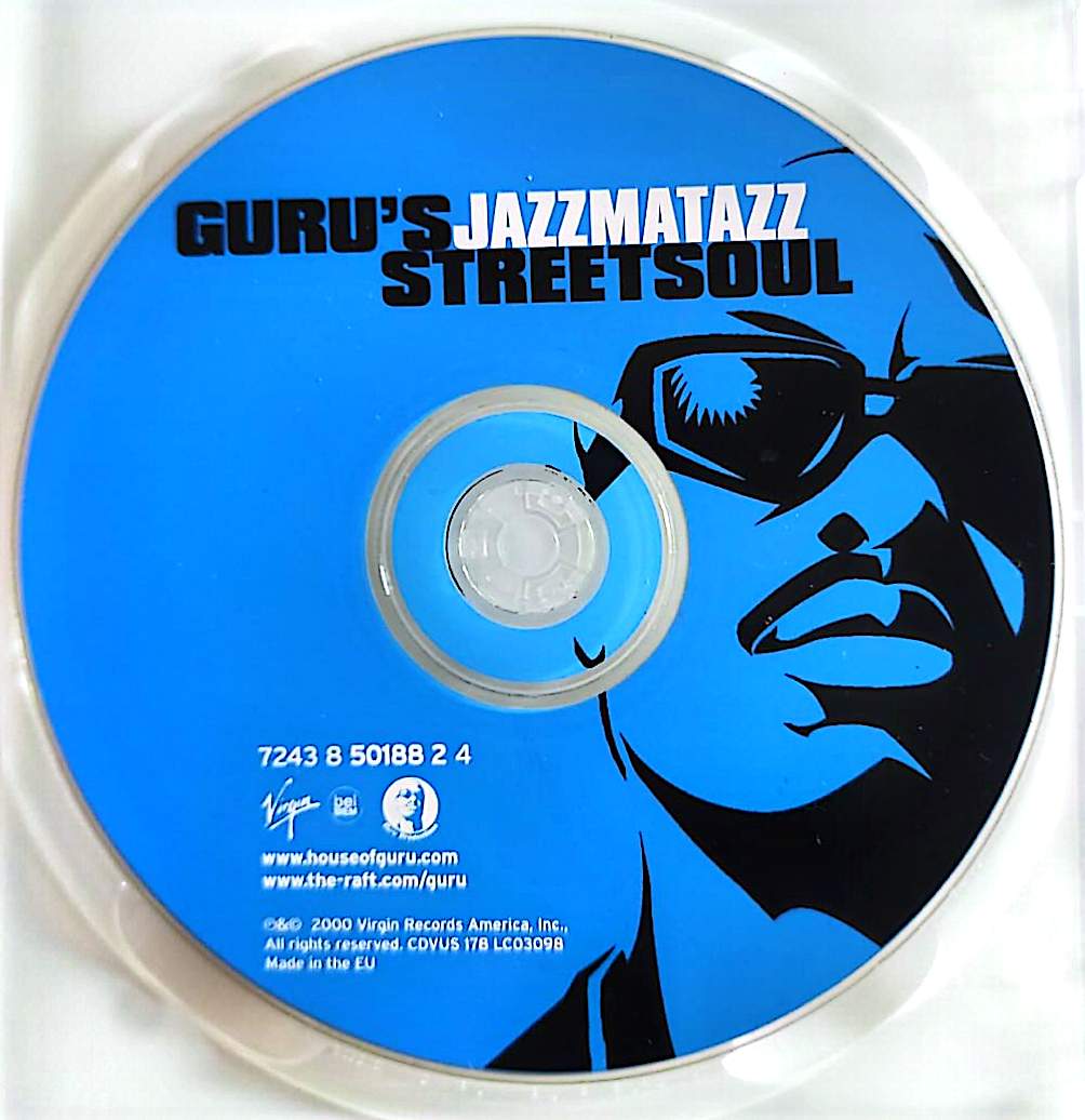 Guru's Jazzmatazz Streetsoul CD Audio Hip-Hop Rap Jazz Soul CD Seul Sans Boîtier