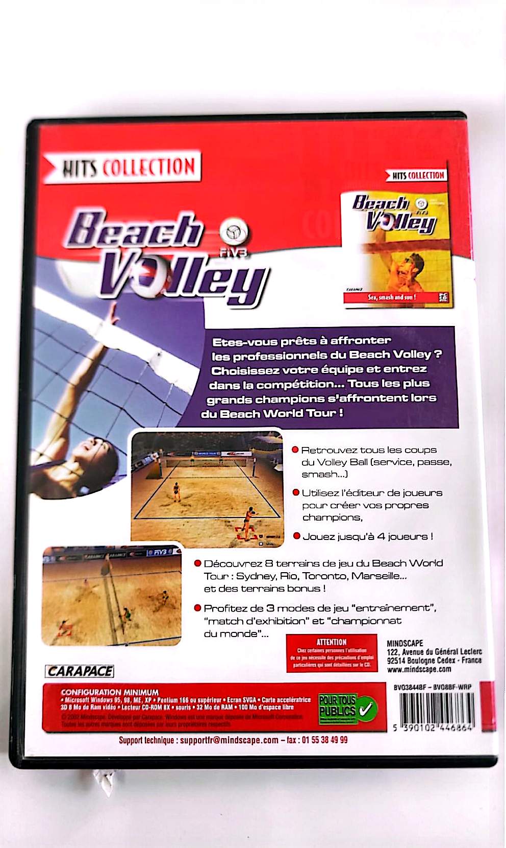 Beach Volley – Jeu Officiel FIVB – Jeu PC CD-ROM – Sport Multijoueur – Version Française