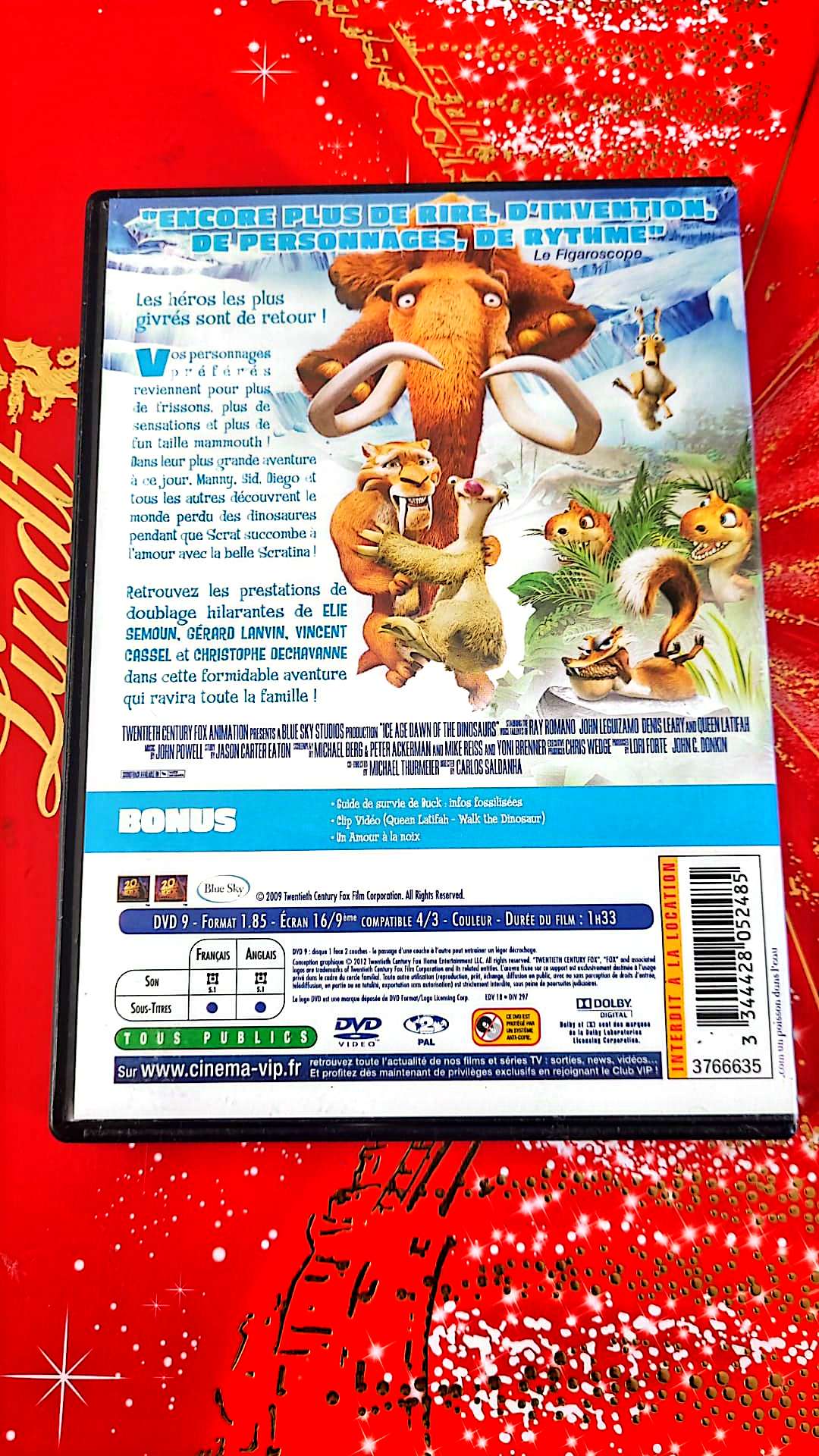 DVD : l'âge de glace 3