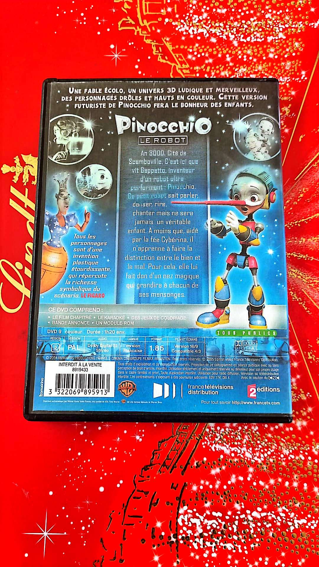 DVD : pinocchio le robot