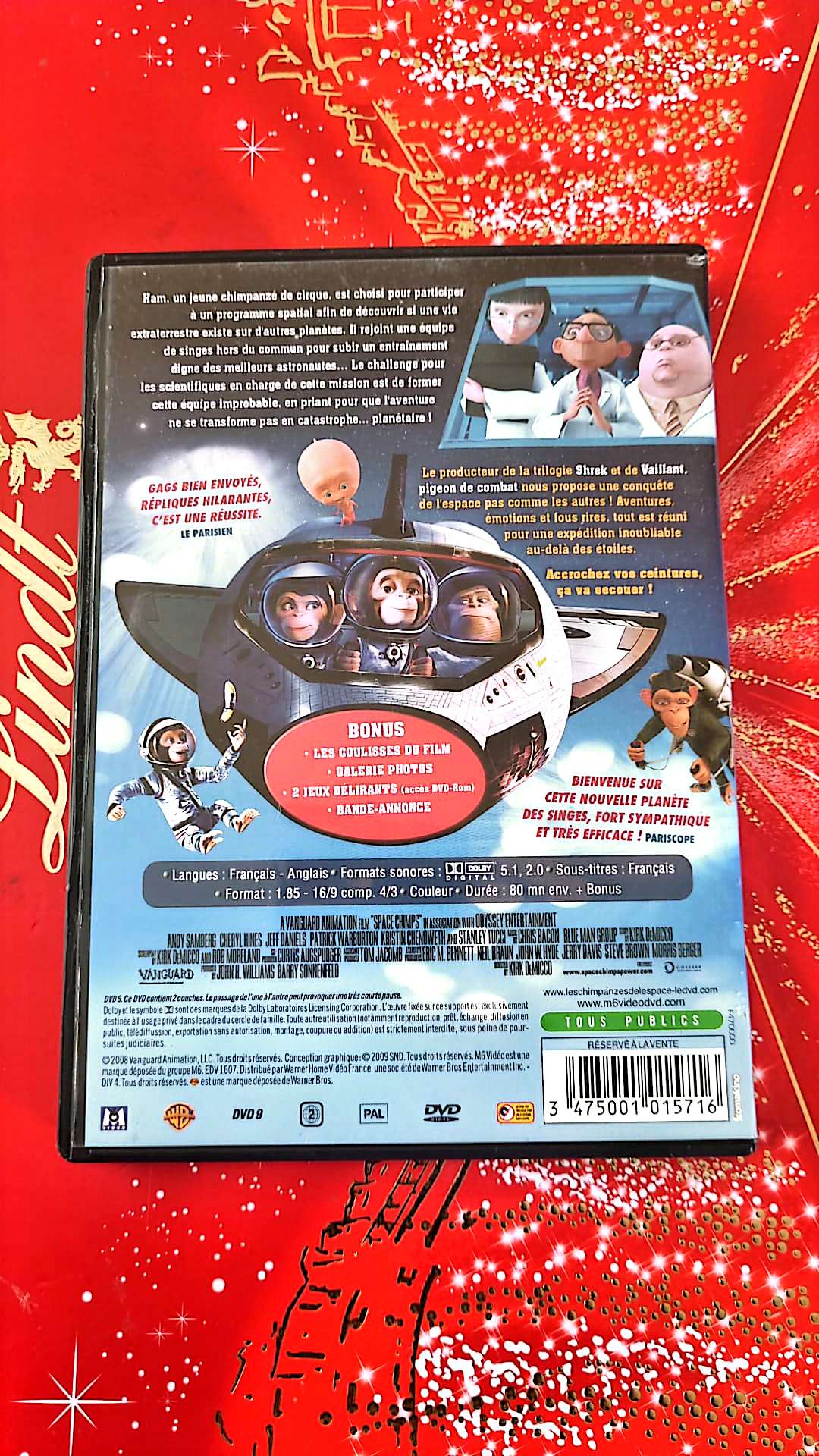 DVD : les chimpanzés de l'espace