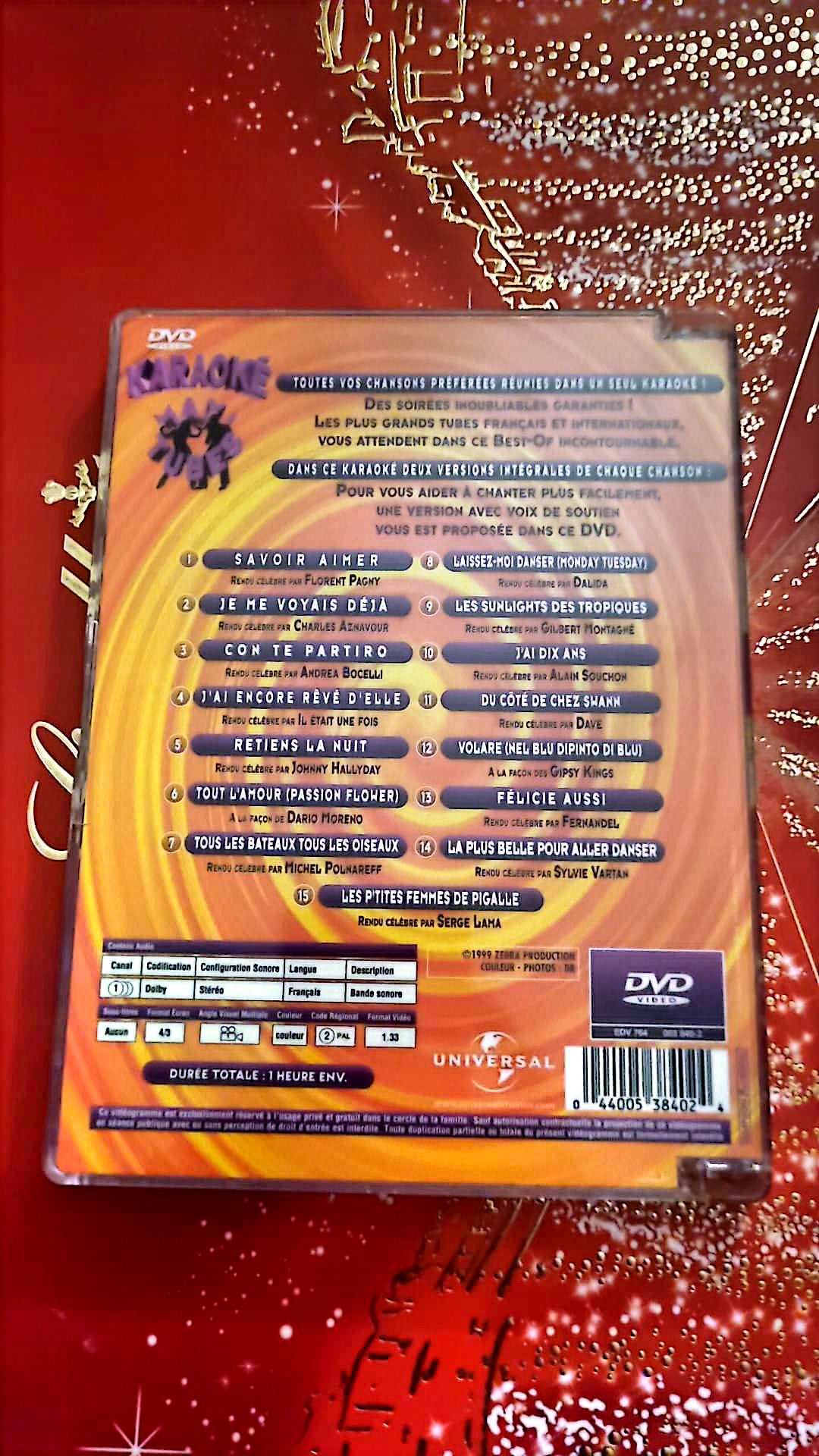 DVD KARAOKÉ MAXI TUBES
