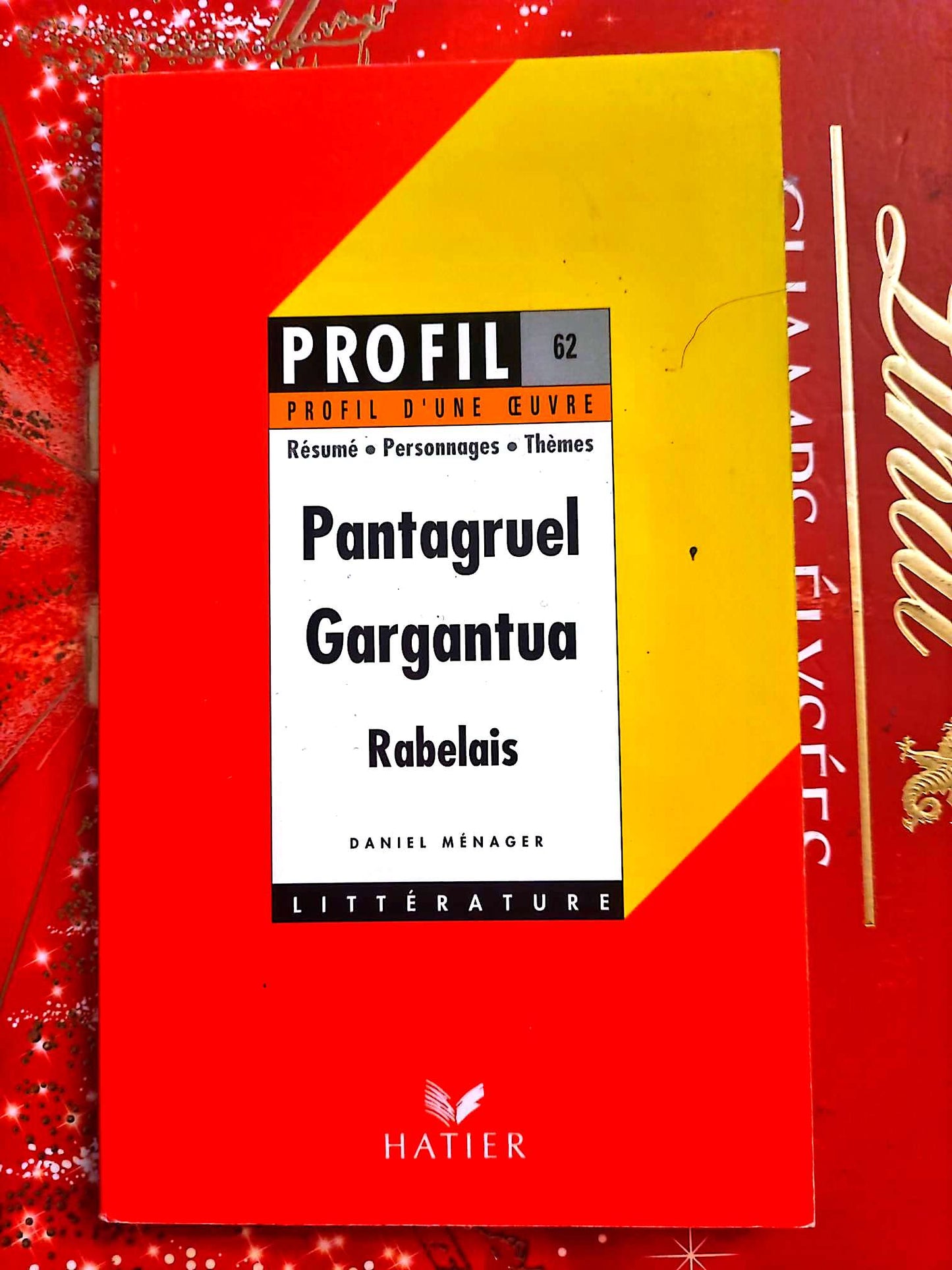 Pantagruel / Gargantua – Rabelais – Profil d’une œuvre n°62 – Hatier Littérature livre