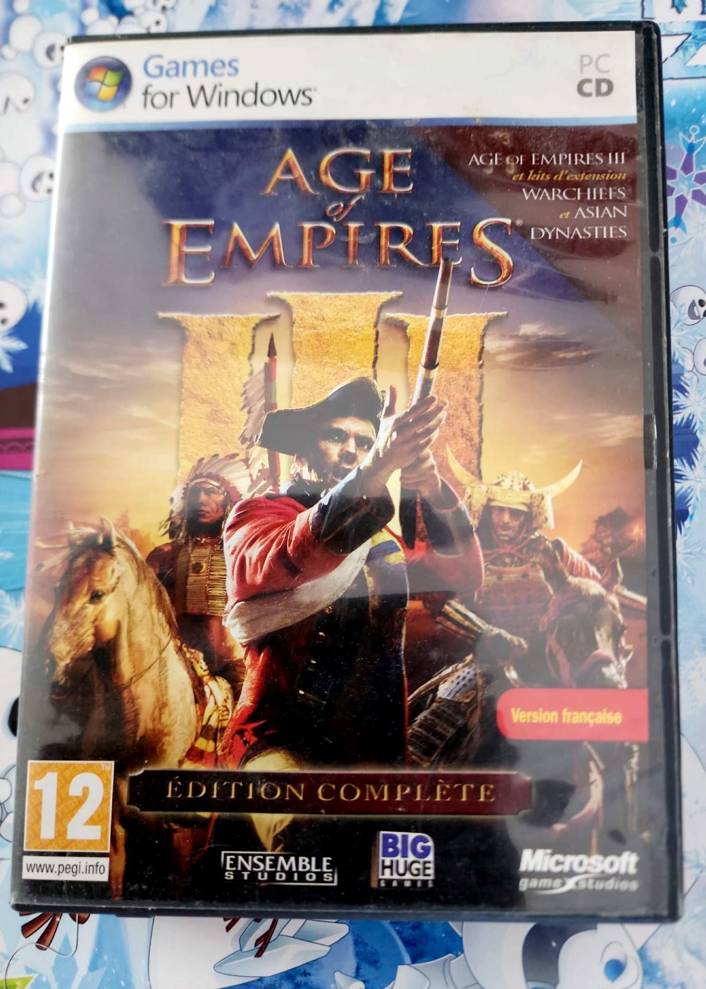 Jeu PC Age of Empires III Édition Complète FR Windows + Extensions Codes Utilisés Non Jouable (Pour Collection)