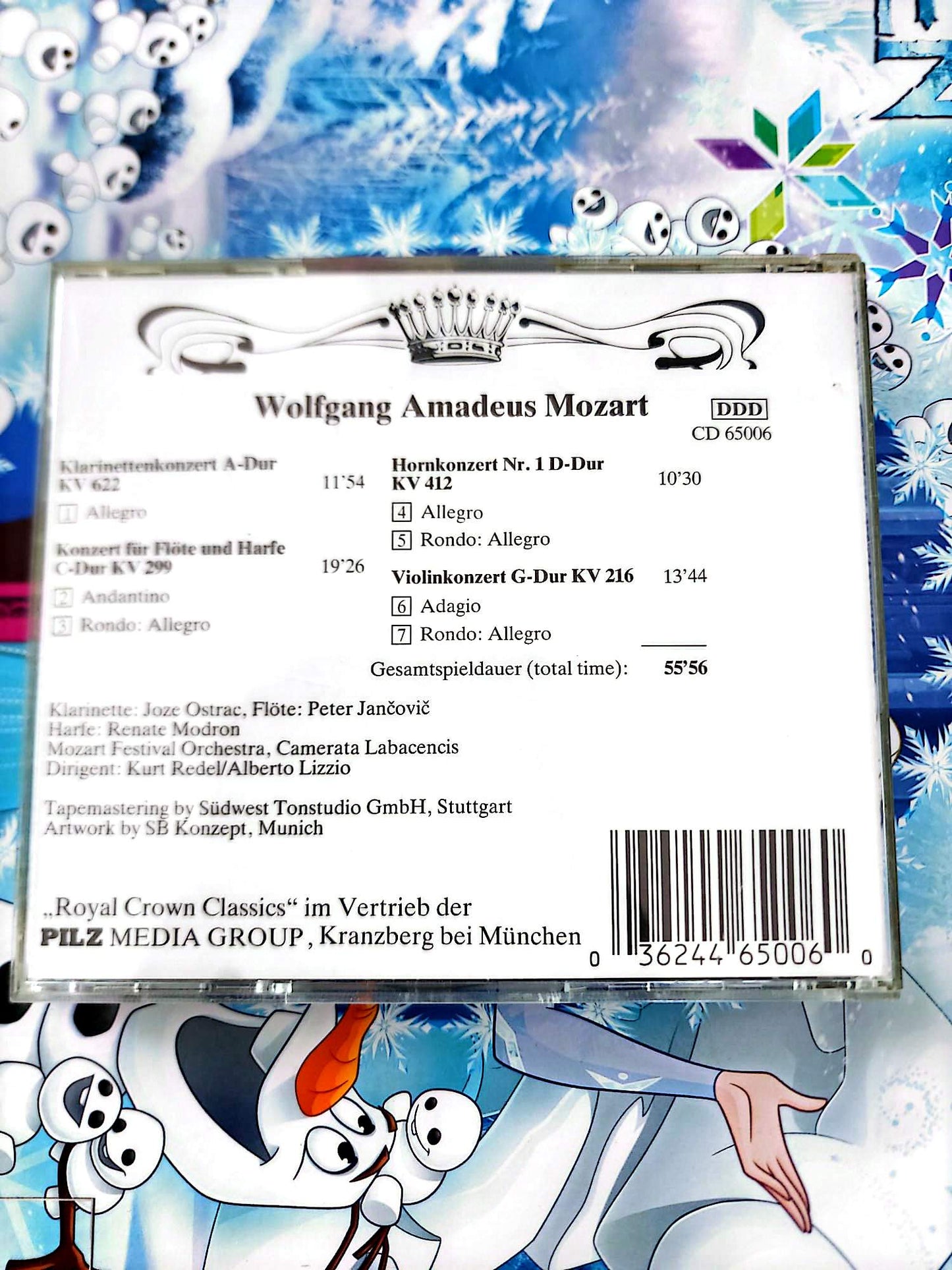 CD Mozart Seine Schönsten Konzerte Vol 2 Royal Crown Classics Musique Classique Concertos