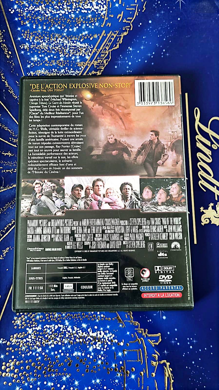 DVD : la guerre des mondes en