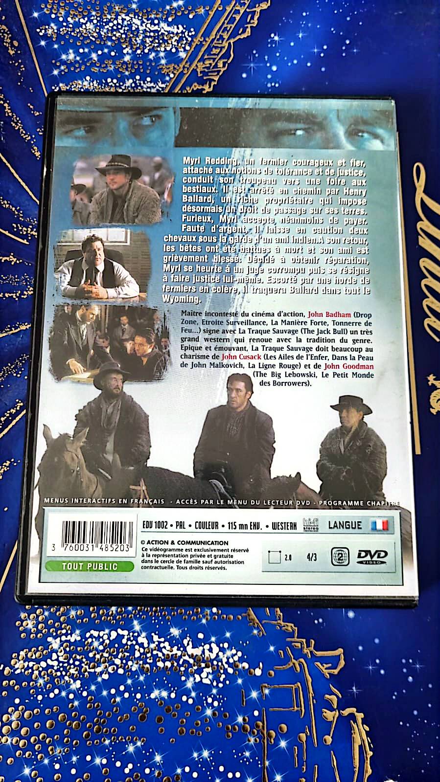 DVD : la traque sauvage - americain en action western