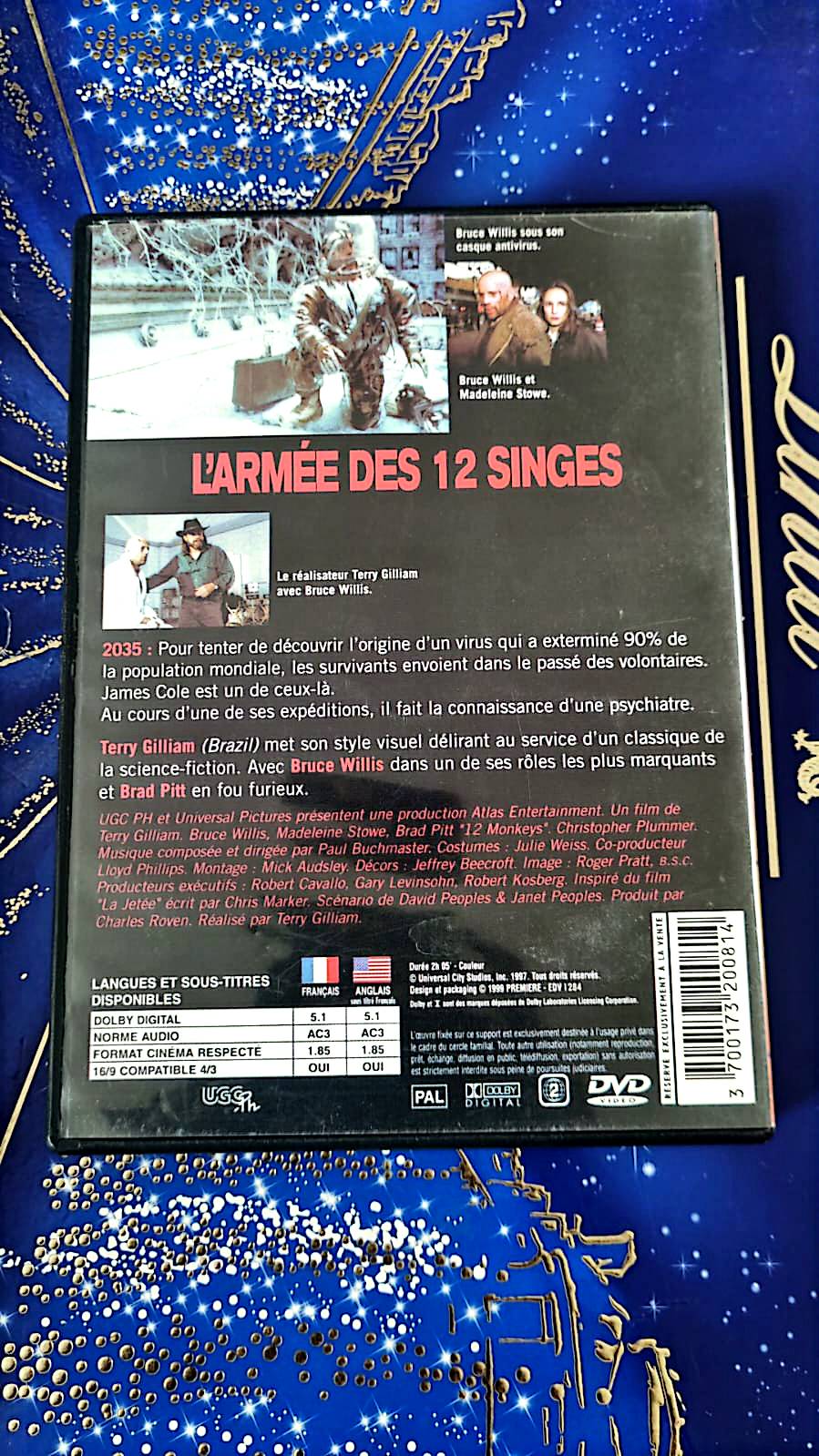 DVD : l'armée des 12 singes