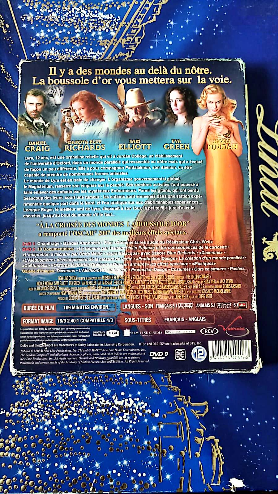 DVD : a la croisée des mondes la boussole d'or en