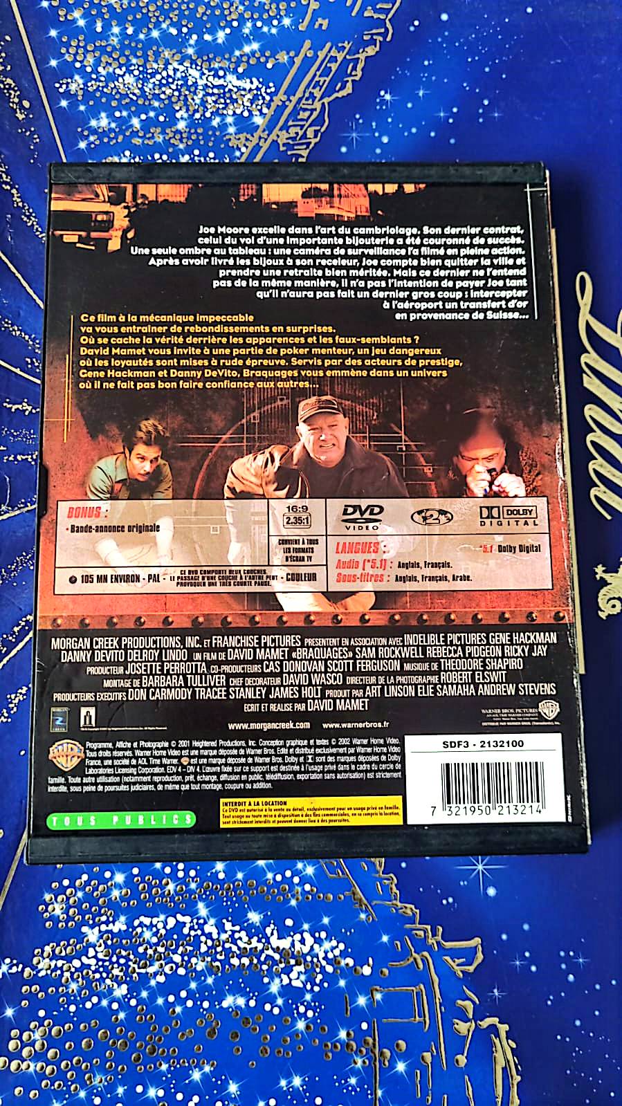 DVD : braquage ne faites confiance à personne en