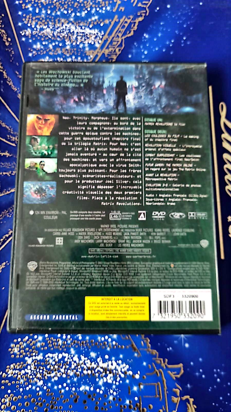 DVD : matrix révolution en