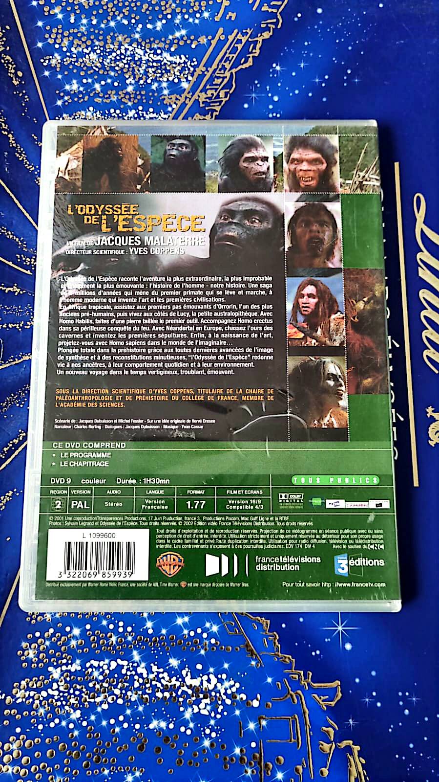 DVD : l'odyssée de l'espèce