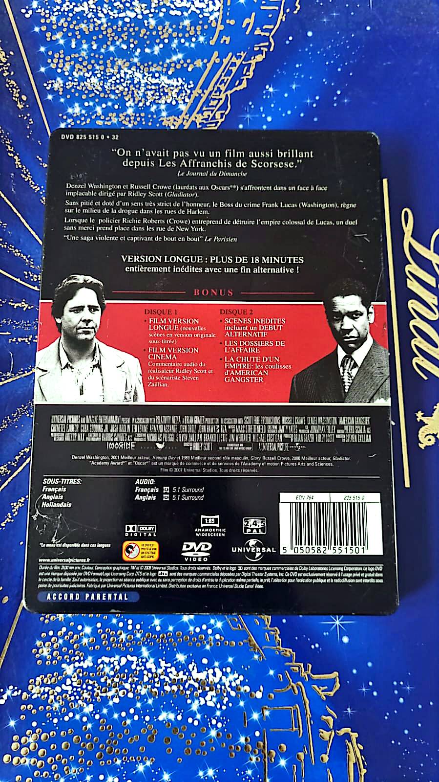 DVD : american gangster
