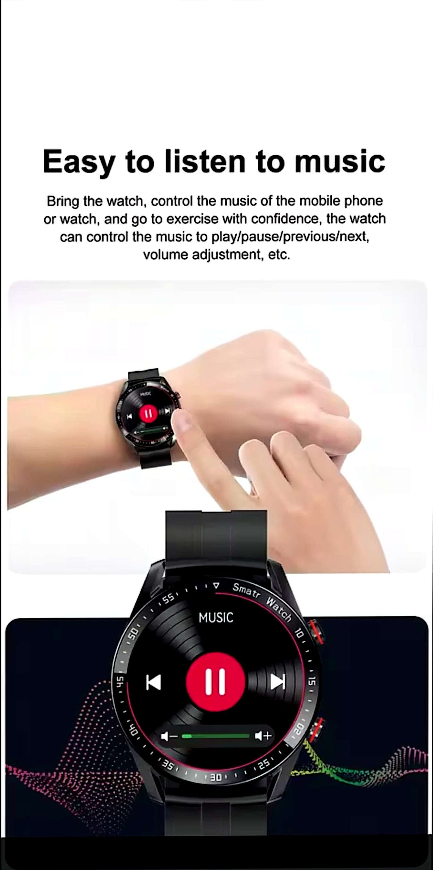 Montre connectée Bluetooth homme – Appels, notifications et suivi d’activité