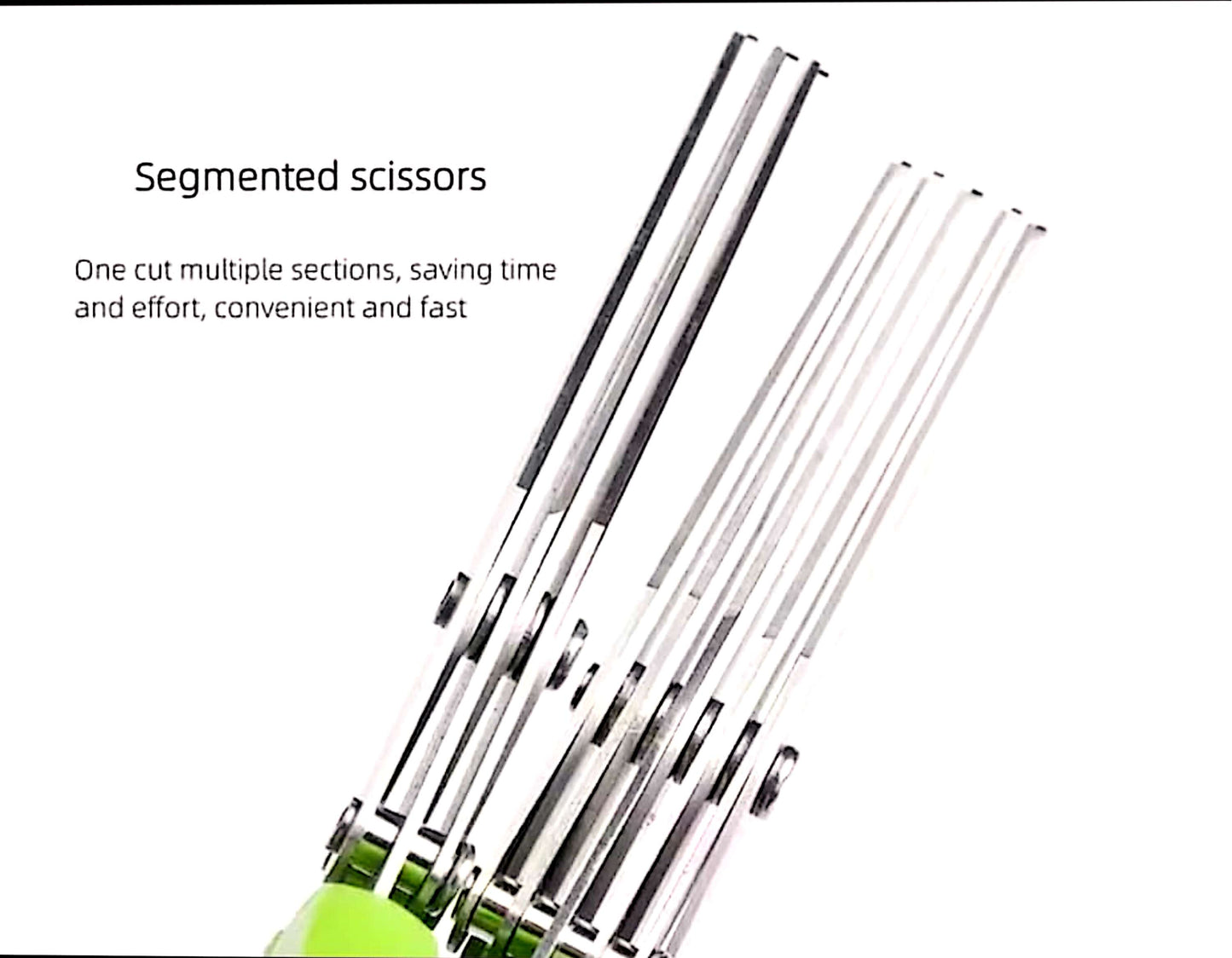 Ciseaux de cuisine multifonctions en acier inoxydable 5 lames