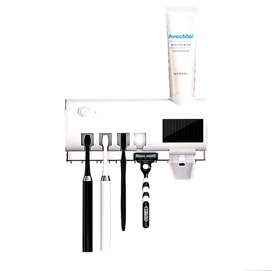 Distributeur automatique de dentifrice mural avec stérilisation UV