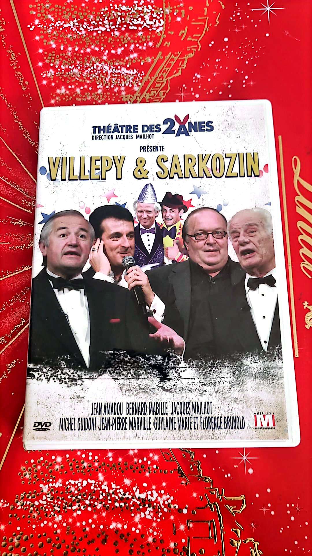 DVD THÉÂTRE DES 2 ANES VILLEPY & SARKOZIN