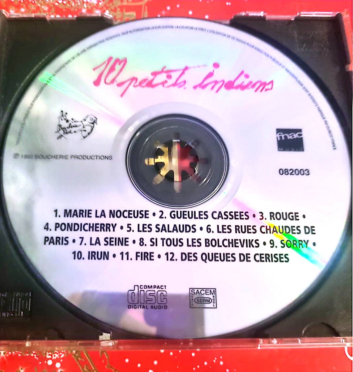 Les Petits Indiens – Album – CD Chanson Française cd seul cd audio