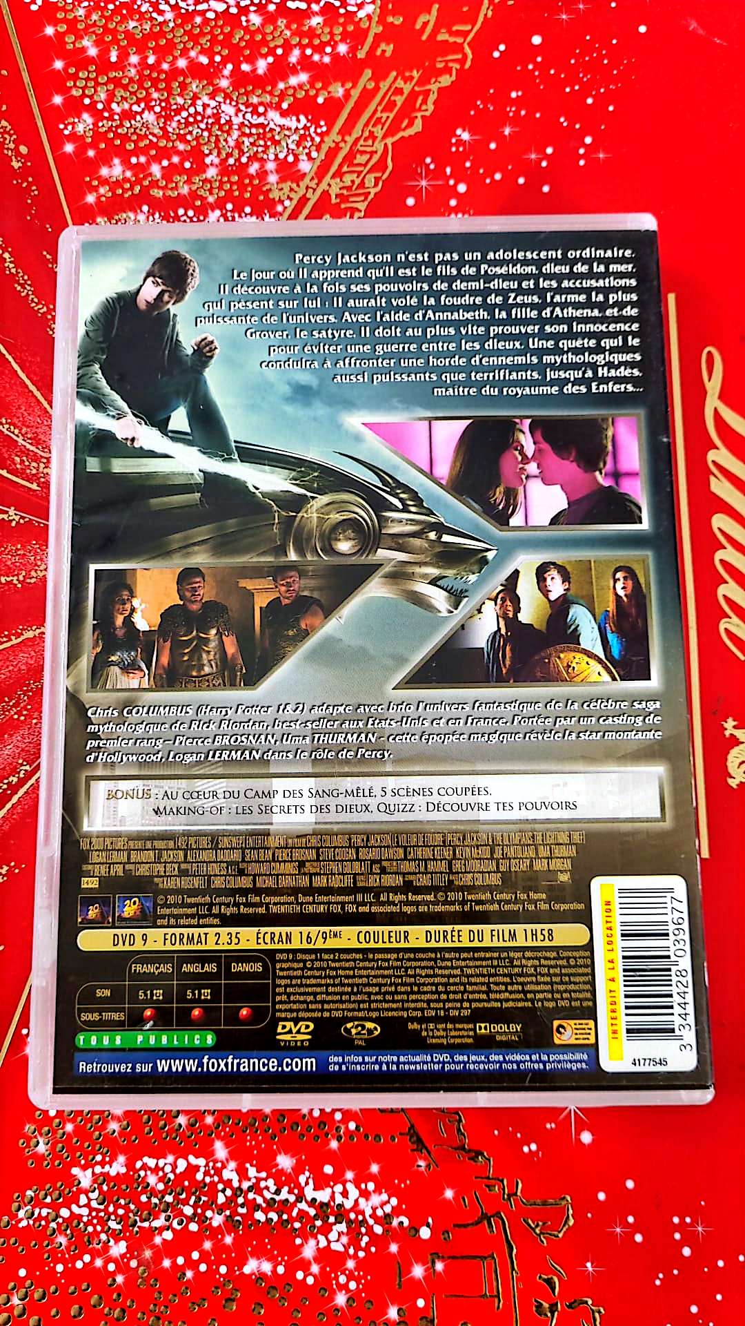 DVD : percy jackson le voleur de foudre en