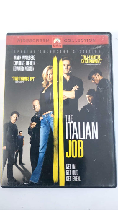 The Italian Job — DVD — Édition Spéciale Collector Widescreen — Mark Wahlberg, Charlize Theron, Edward Norton — Paramount | 2003