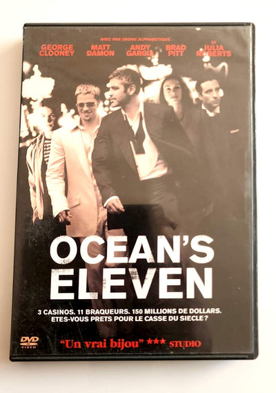 Ocean's Eleven - DVD - Warner Bros - Clooney, Pitt, Damon, Roberts