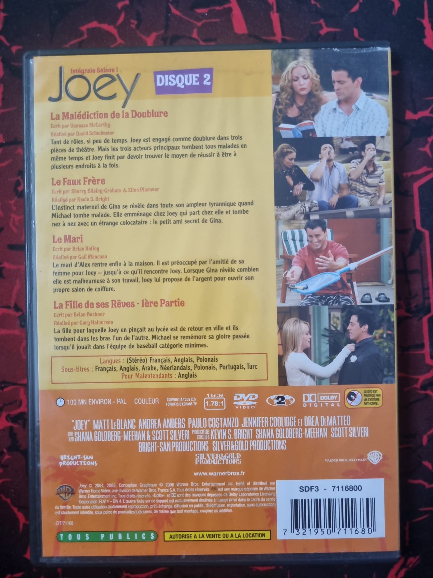 DVD Joey Saison 1 – Disque 2 (Épisodes 5 à 8)