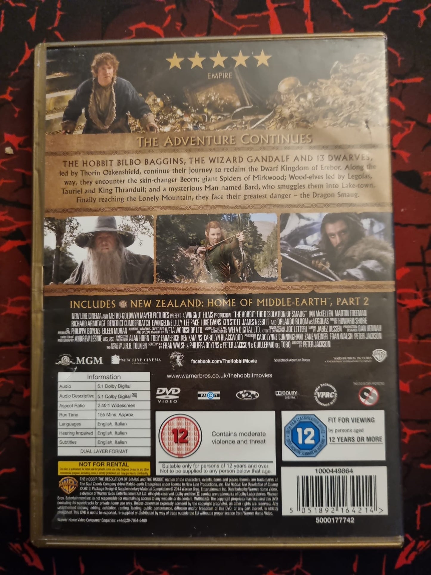 The Hobbit : The Desolation of Smaug (DVD)