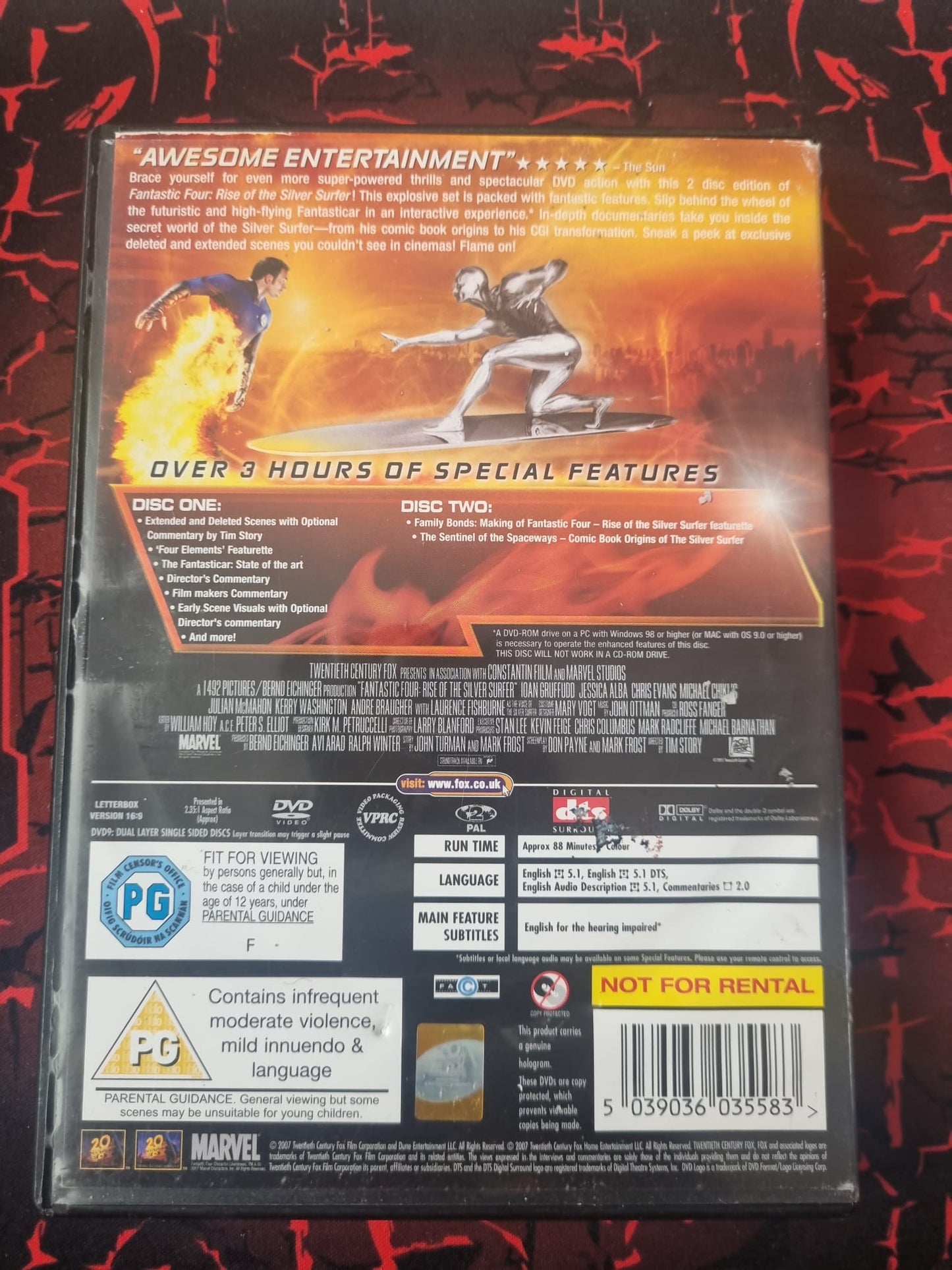 Les 4 Fantastiques : Le Surfer d’Argent (DVD