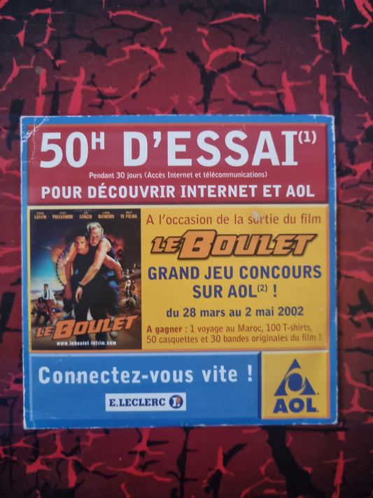 AOL – CD-ROM 50 Heures d’Essai Internet (2002)
