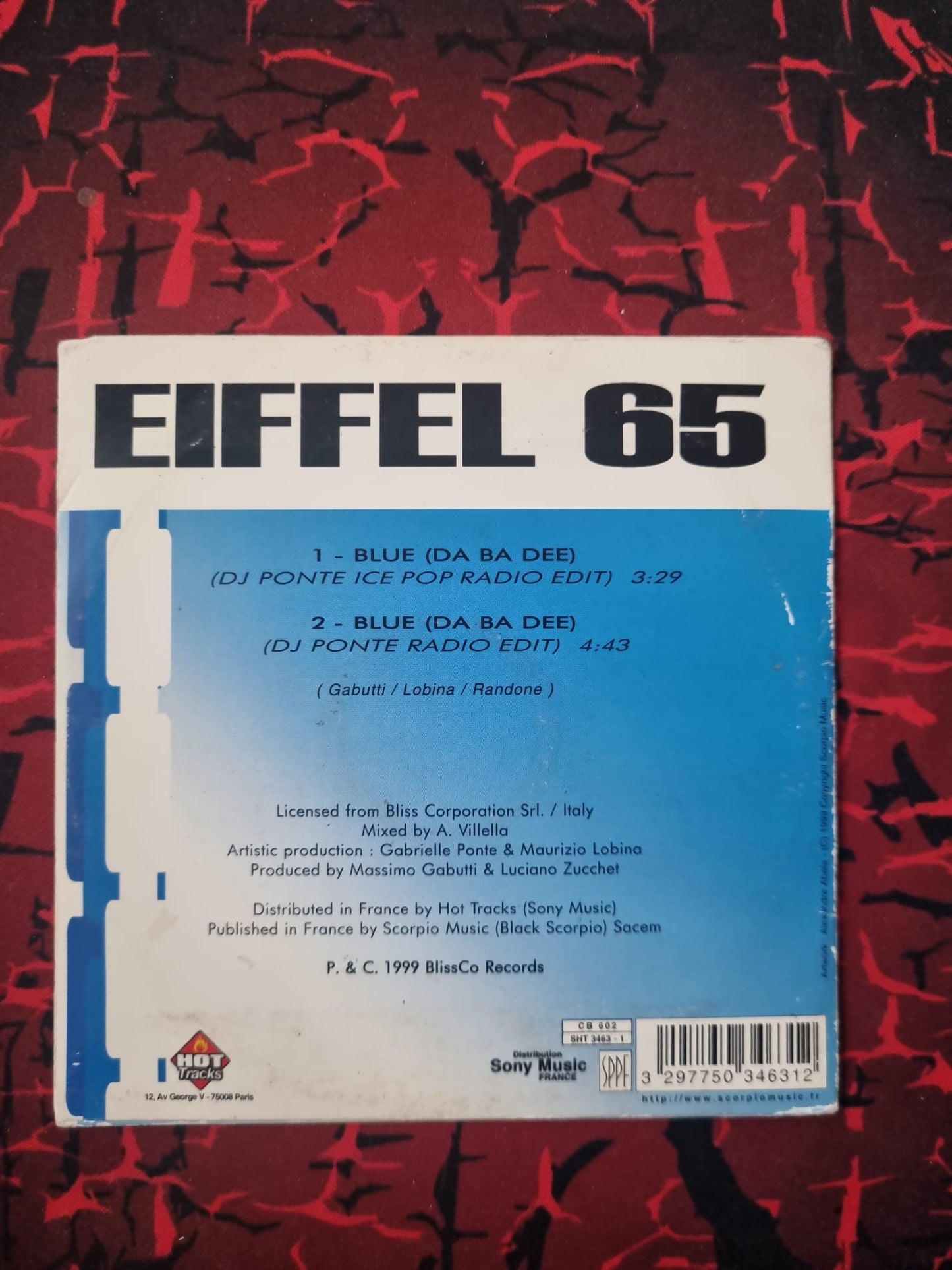Eiffel 65 – Blue (Da Ba Dee) cd
