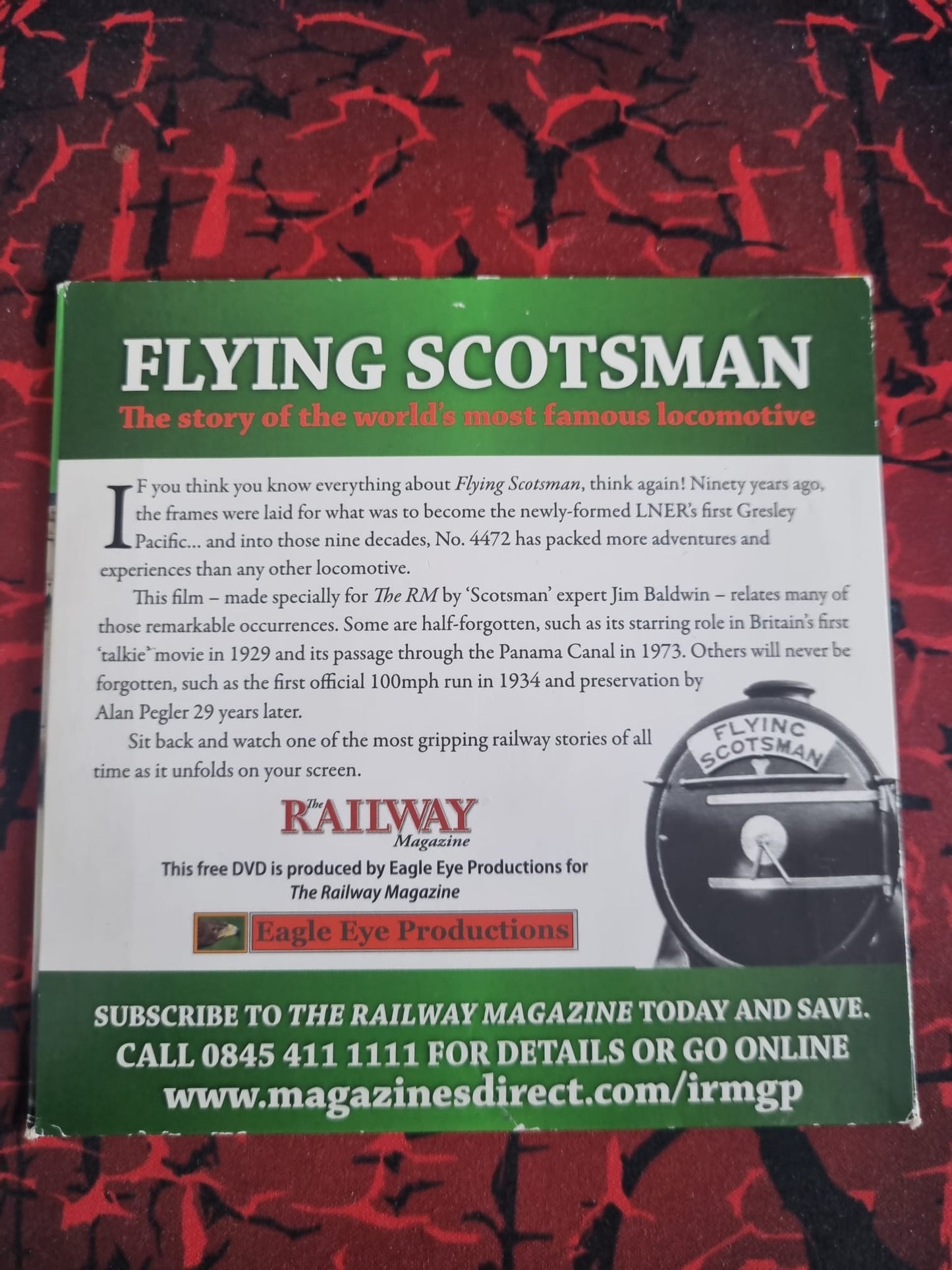 Flying Scotsman – DVD Documentaire Anglais – L’Histoire de la Locomotive la Plus Célèbre du Monde