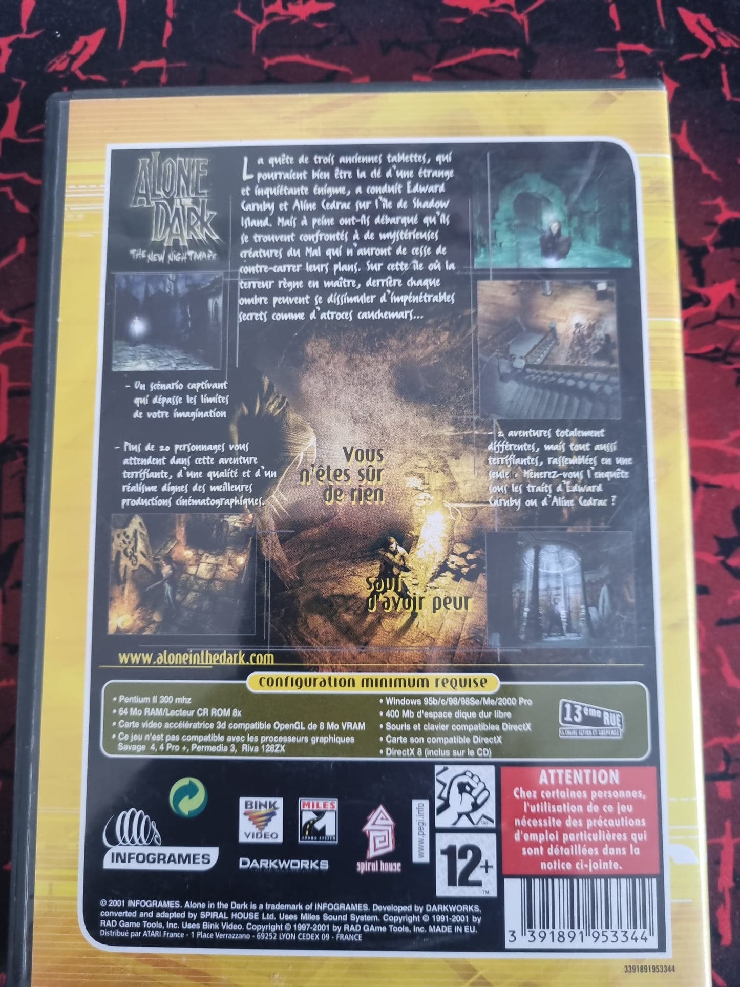 Alone in the Dark : The New Nightmare – Jeu PC