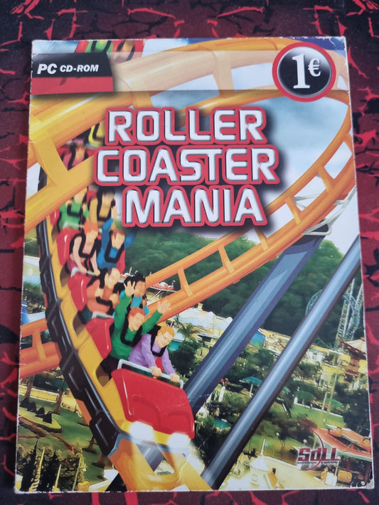 Roller Coaster Mania – Jeu PC CD-ROM – Construction de montagnes russes – Simulation de parc d’attractions