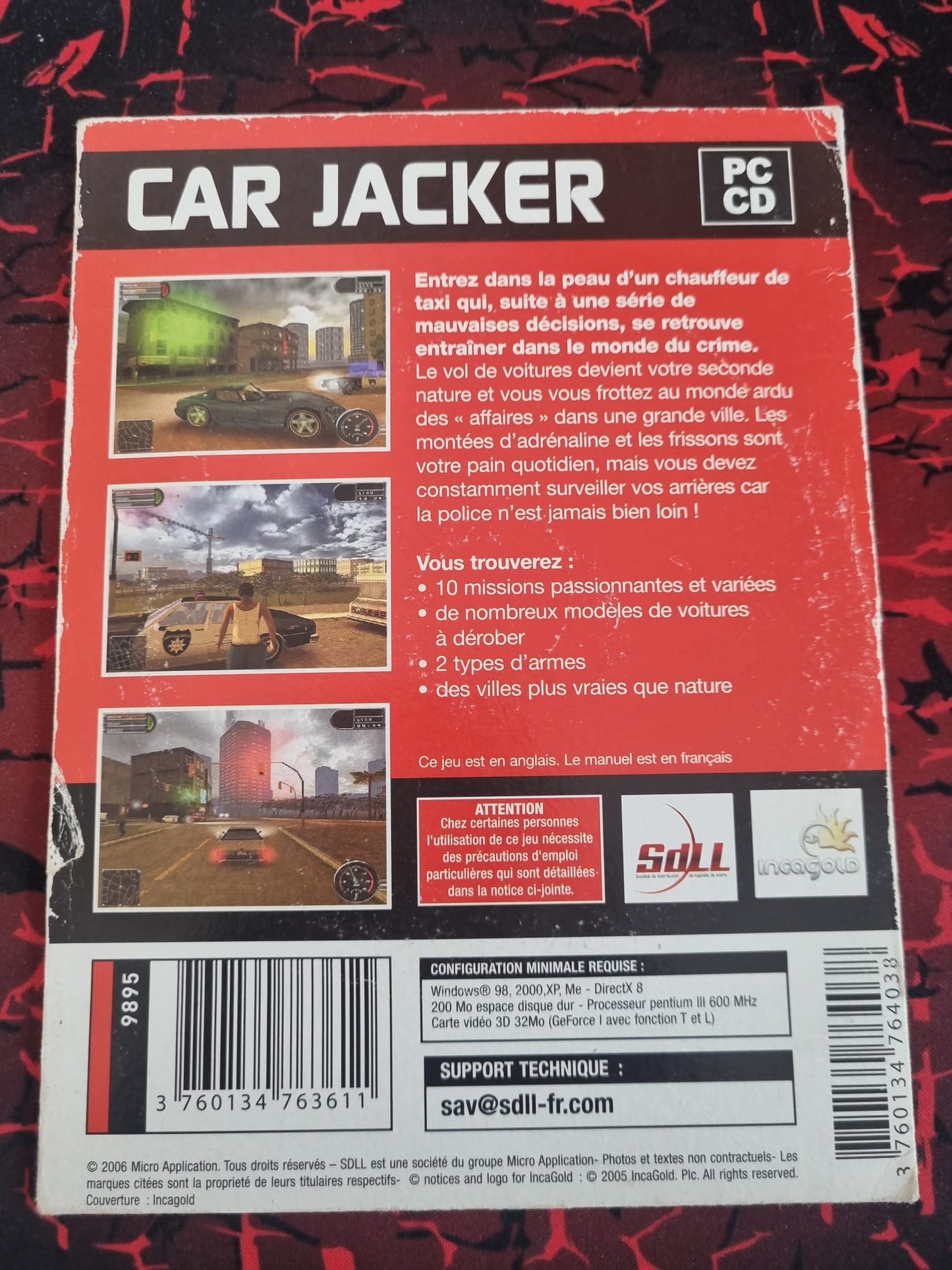 Car Jacker – Jeu PC CD-ROM