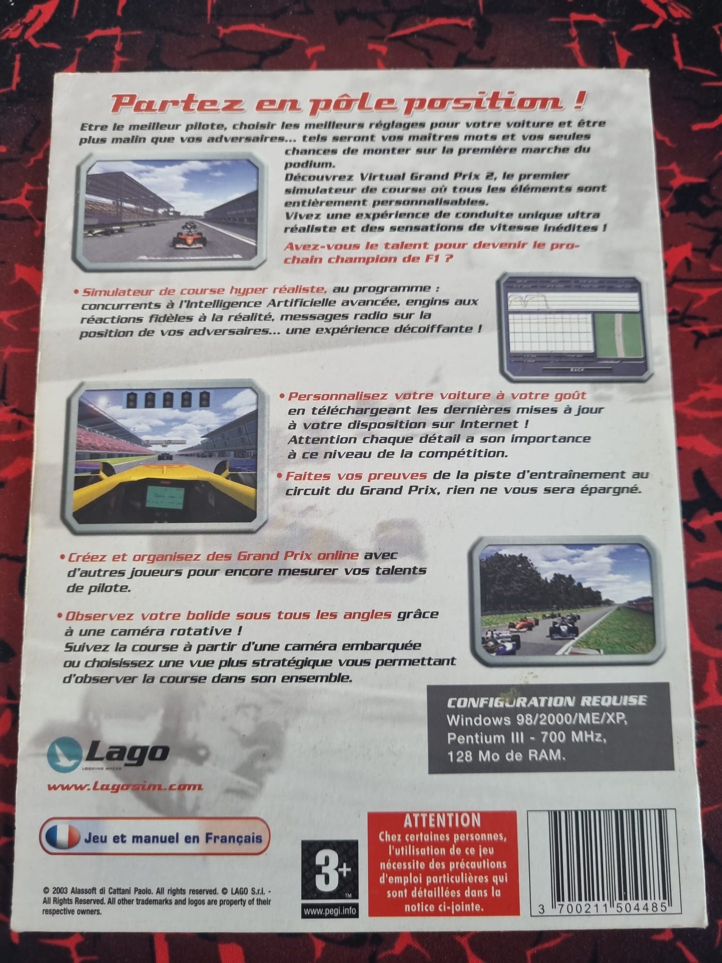 VGP2 – Virtual Grand Prix 2 – Jeu PC