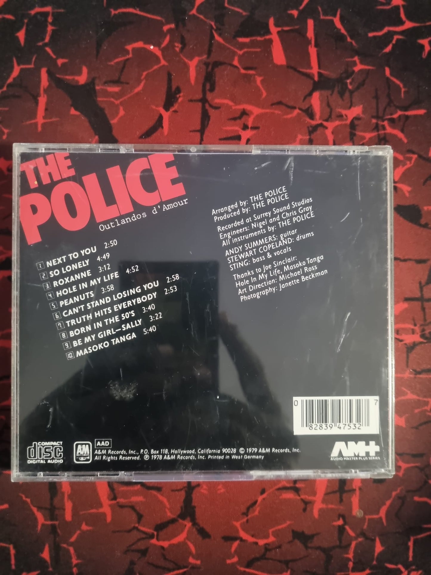 The Police – Outlandos d’Amour (CD Album 1978) – Rock / A&M Records