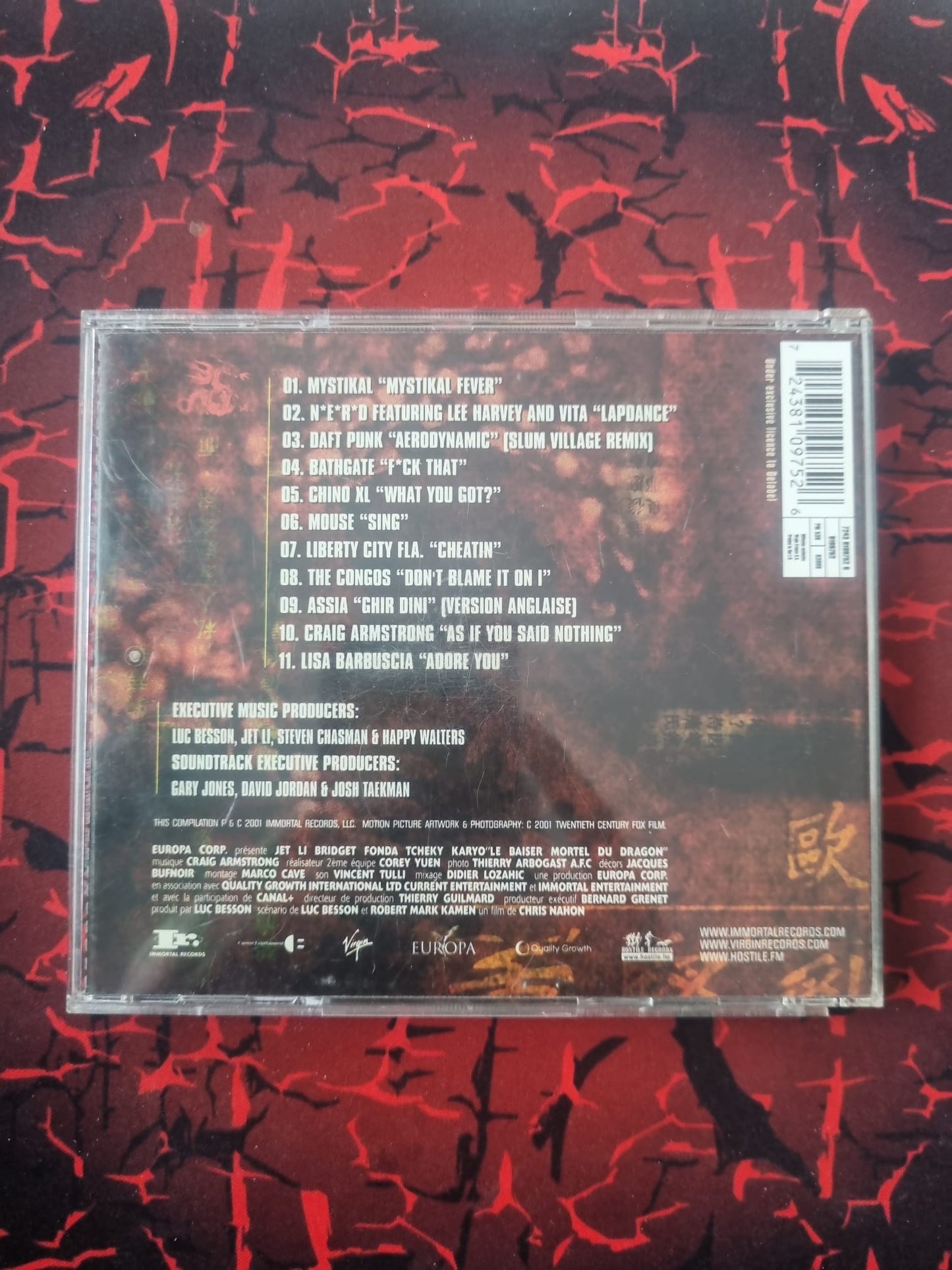 Le Baiser Mortel du Dragon cd