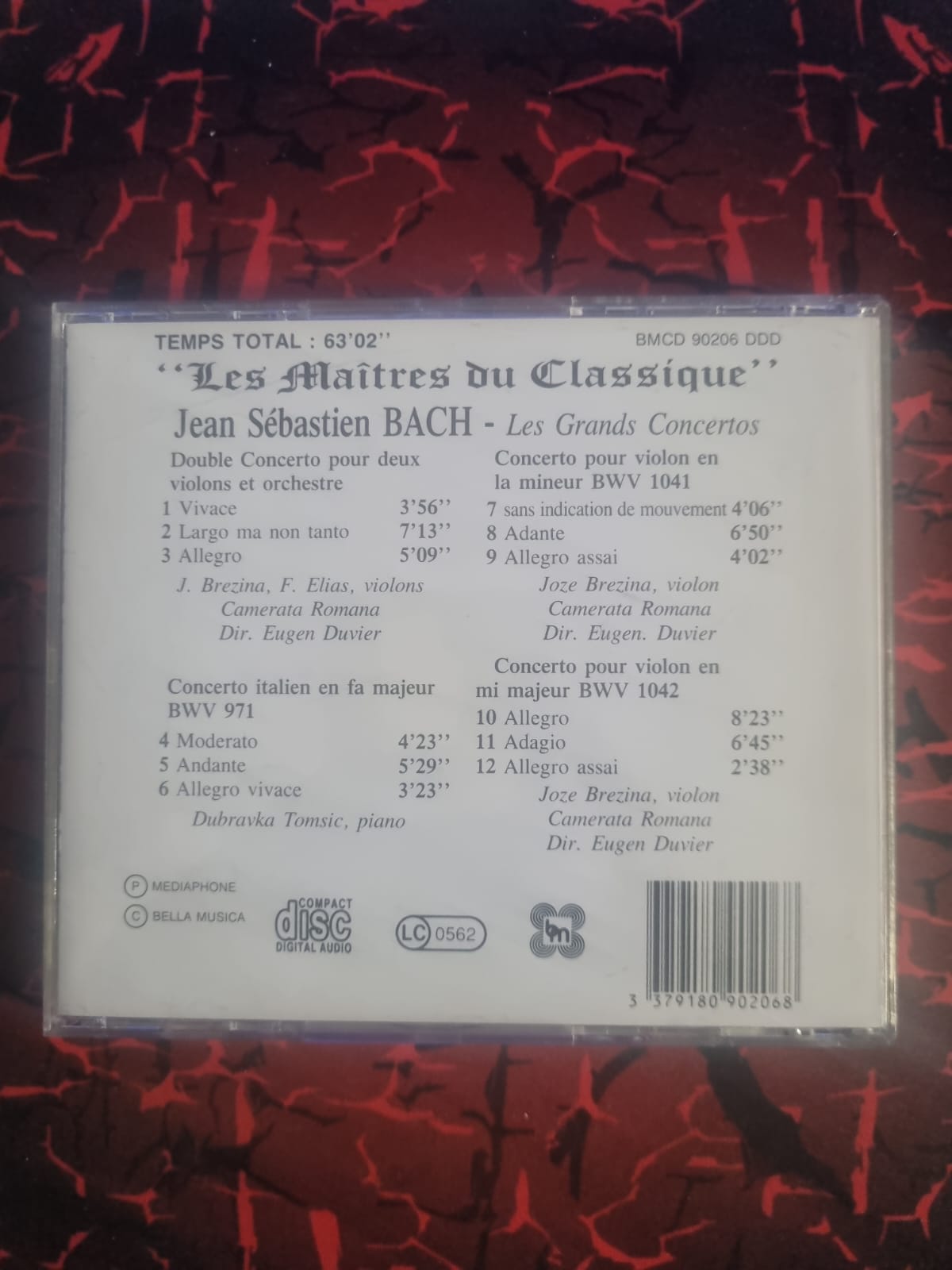 Jean-Sébastien Bach – Les Grands Concertos – Les Maîtres du Classique – CD
